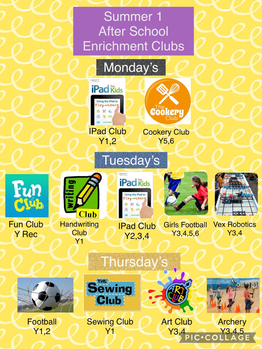 The Summer 1 after school enrichment club enrolment form has been emailed out to parents. Enrolment is from Monday 27th March 2023 and  closes on Friday 31st March 2023.

Paper copies of the application form are available from the school office. <a href="/RedesdalePrim/">Redesdale Primary</a>