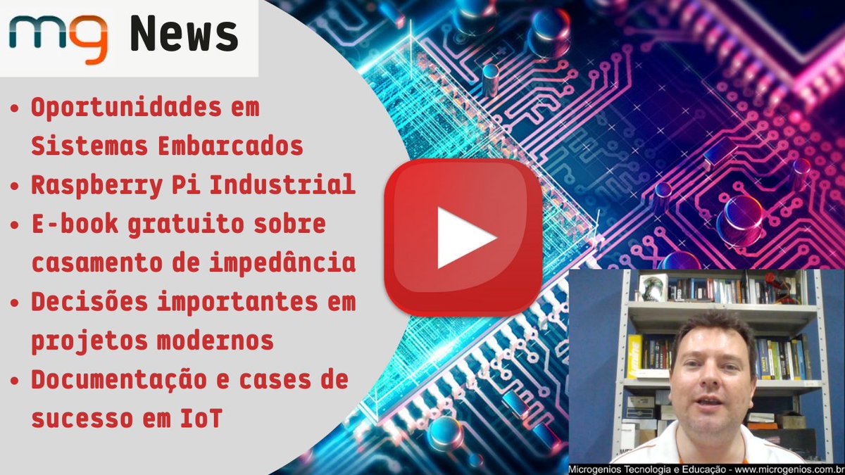 microgenios's tweet photo. Nova edição do MGNews disponível: https://t.co/fzTOF5yyMx

Mercado e oportunidades em Sistemas Embarcados, Raspberry Pi Industrial, Smith Charts, Cases IoT

#microgenios #microcontrolador #IoT #flowcode #arduino #raspberrypi #ESP32 #linguagemC #Python #PIC #ARMCortex #eletronica https://t.co/rKpIXTaCVf