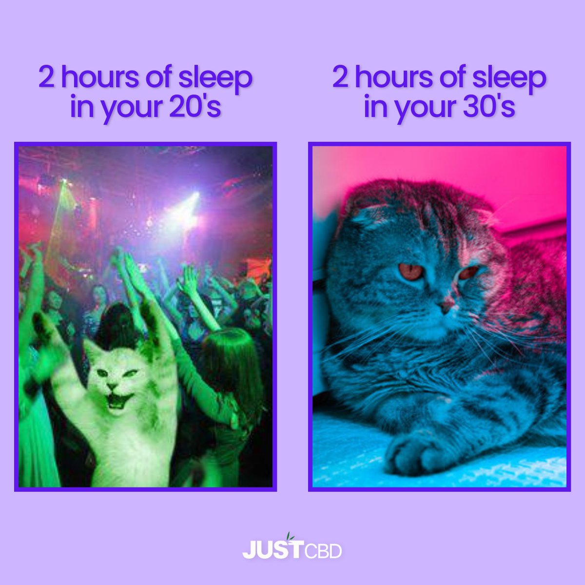 JustCbd's tweet photo. happy Friday! 

don't forget to sleep more than 2 hours tonight :) https://t.co/dpDeQL3CTR