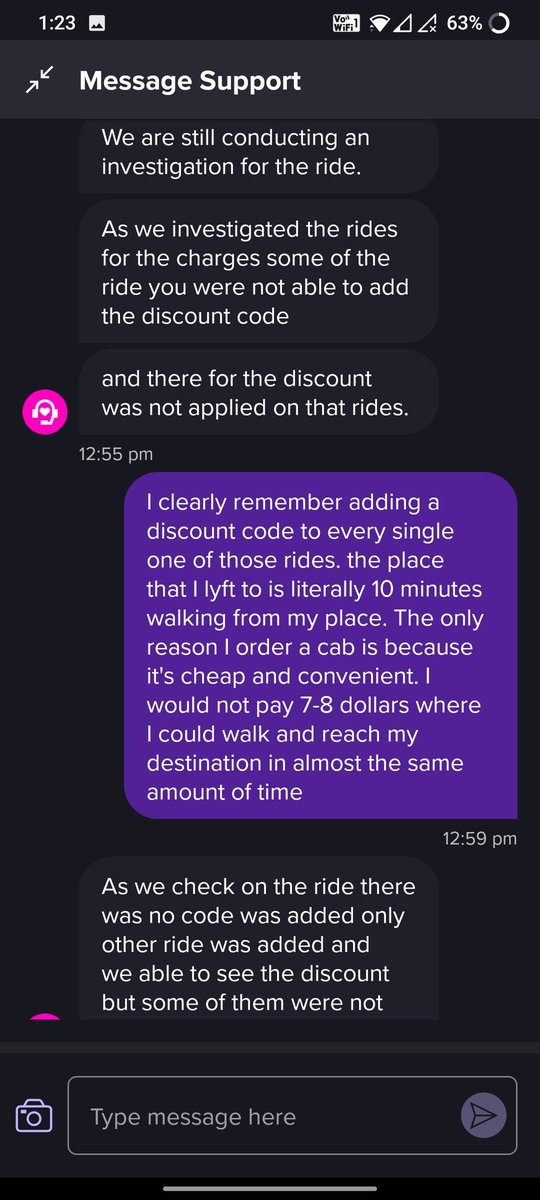 Nimishdatta7's tweet photo. @AskLyft The support hasn't been that great https://t.co/9LuBEDi76w