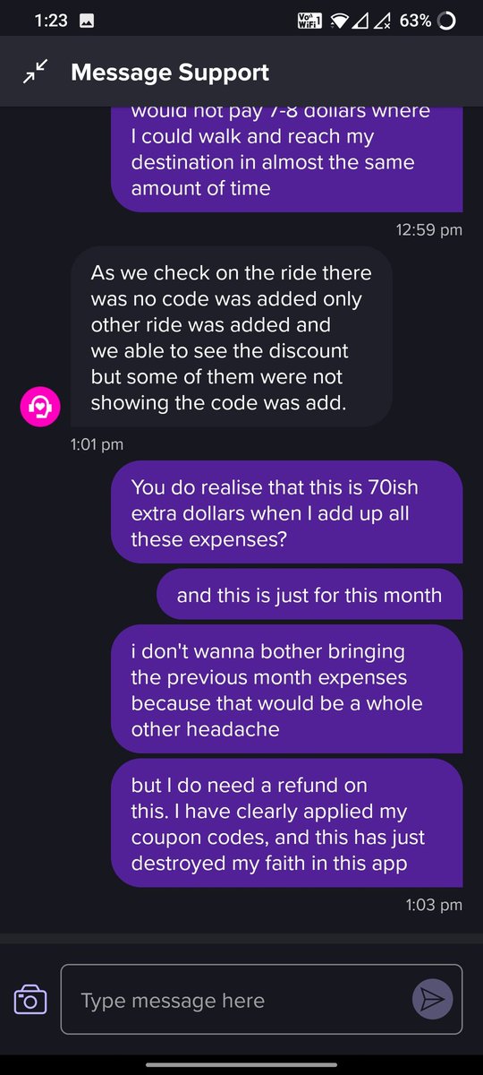 Nimishdatta7's tweet photo. @AskLyft The support hasn't been that great https://t.co/9LuBEDi76w
