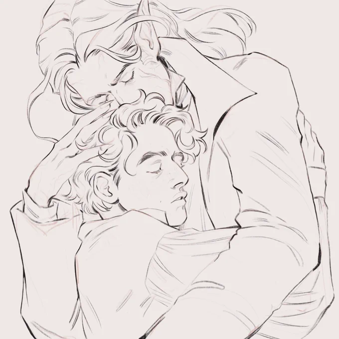 more lines of these two regency dudes 🖤 