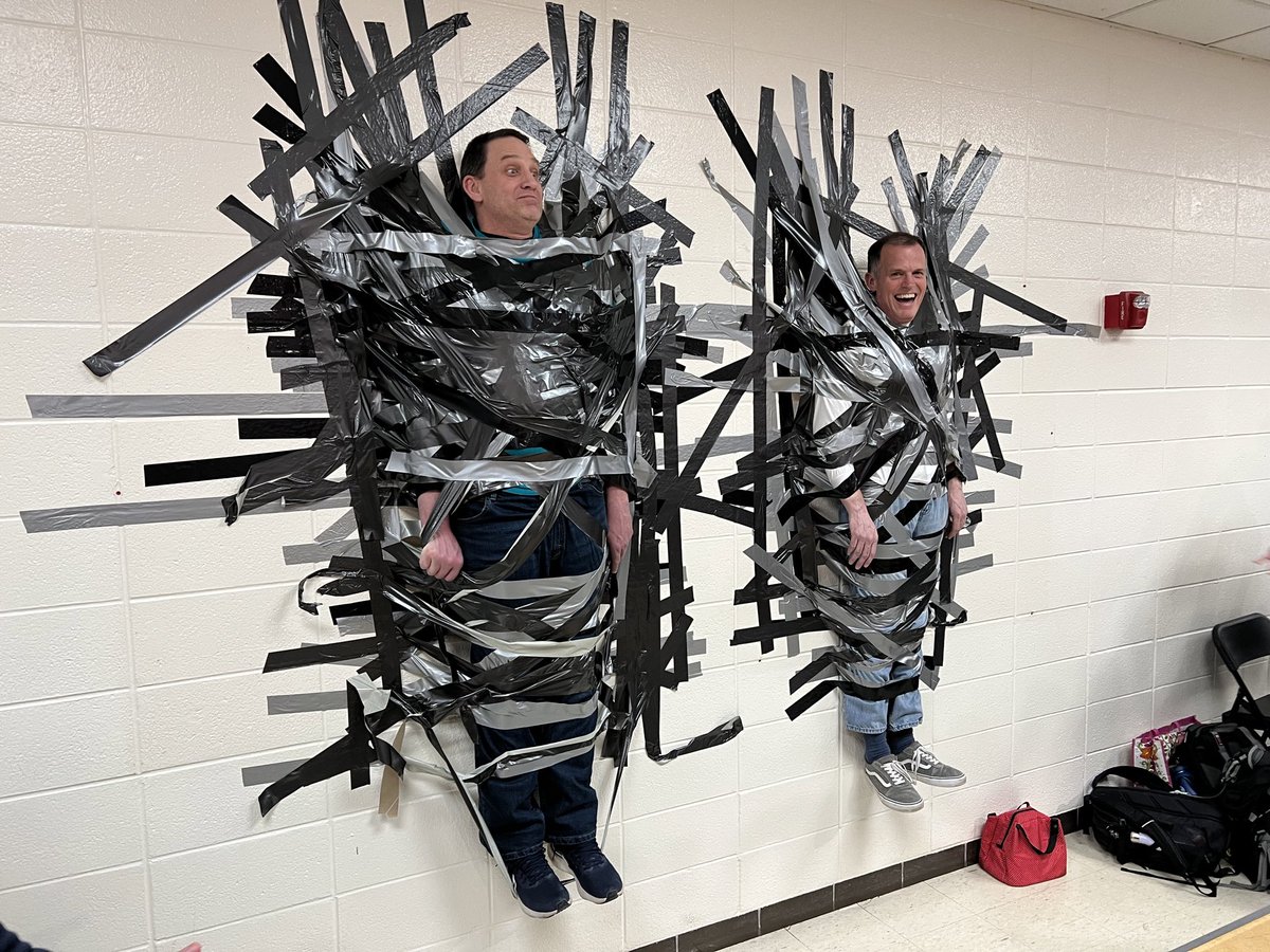 Thank you Mr. Wardle and Mr. Bellof for being good sports and sticking to it!! Fight On!