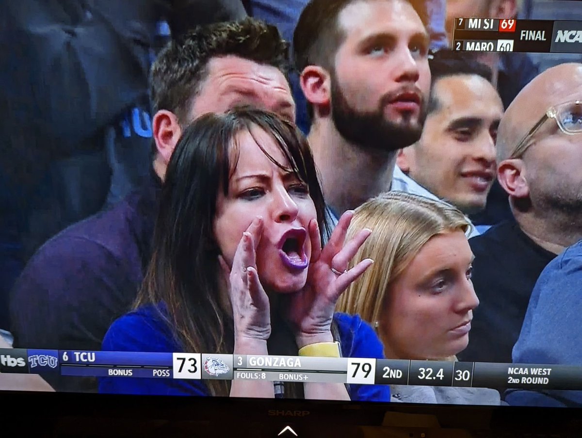 this TCU fan is my favorite boo-er of the tournament so far