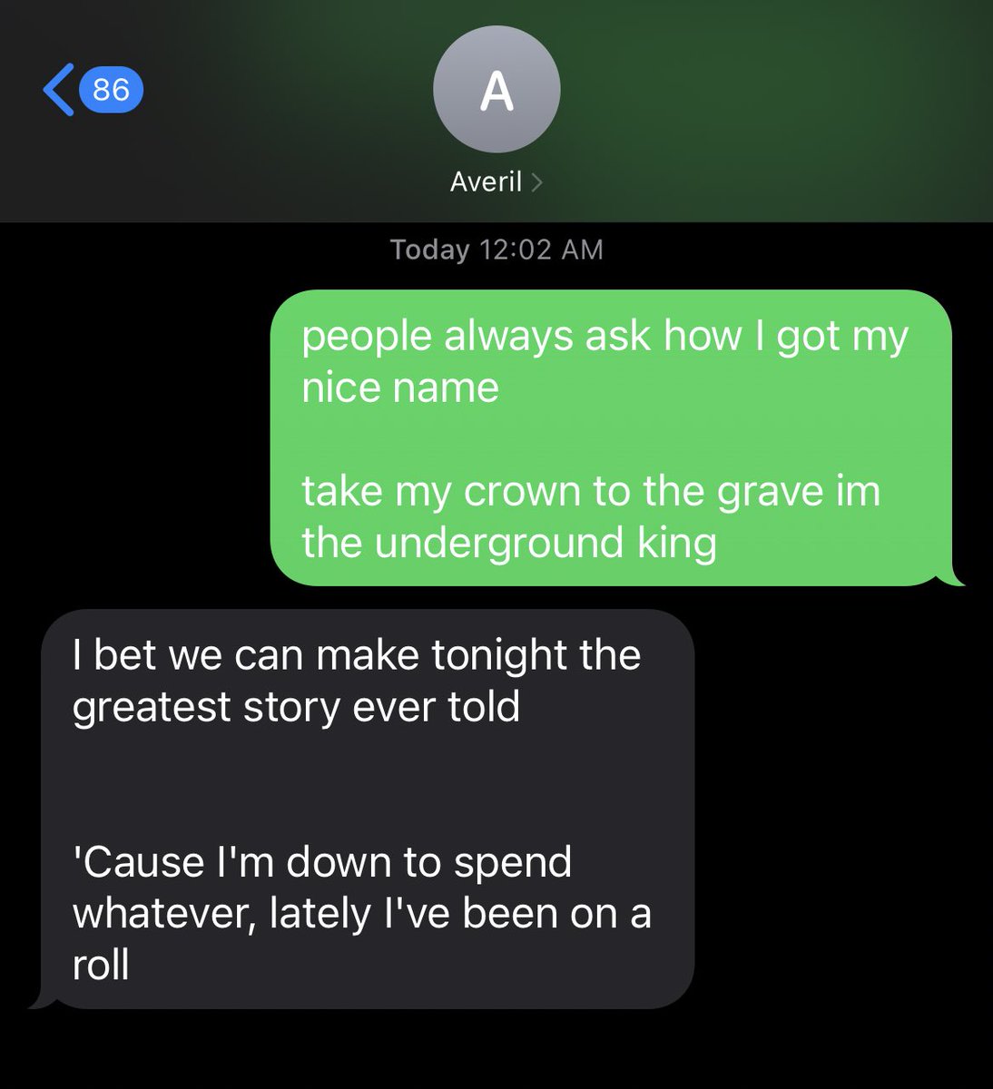 yungpkay's tweet photo. this is an instant response to my unprompted message after not messaging for like a month… know who your real ones are @MJGeesus_ https://t.co/sm59vPdb6K
