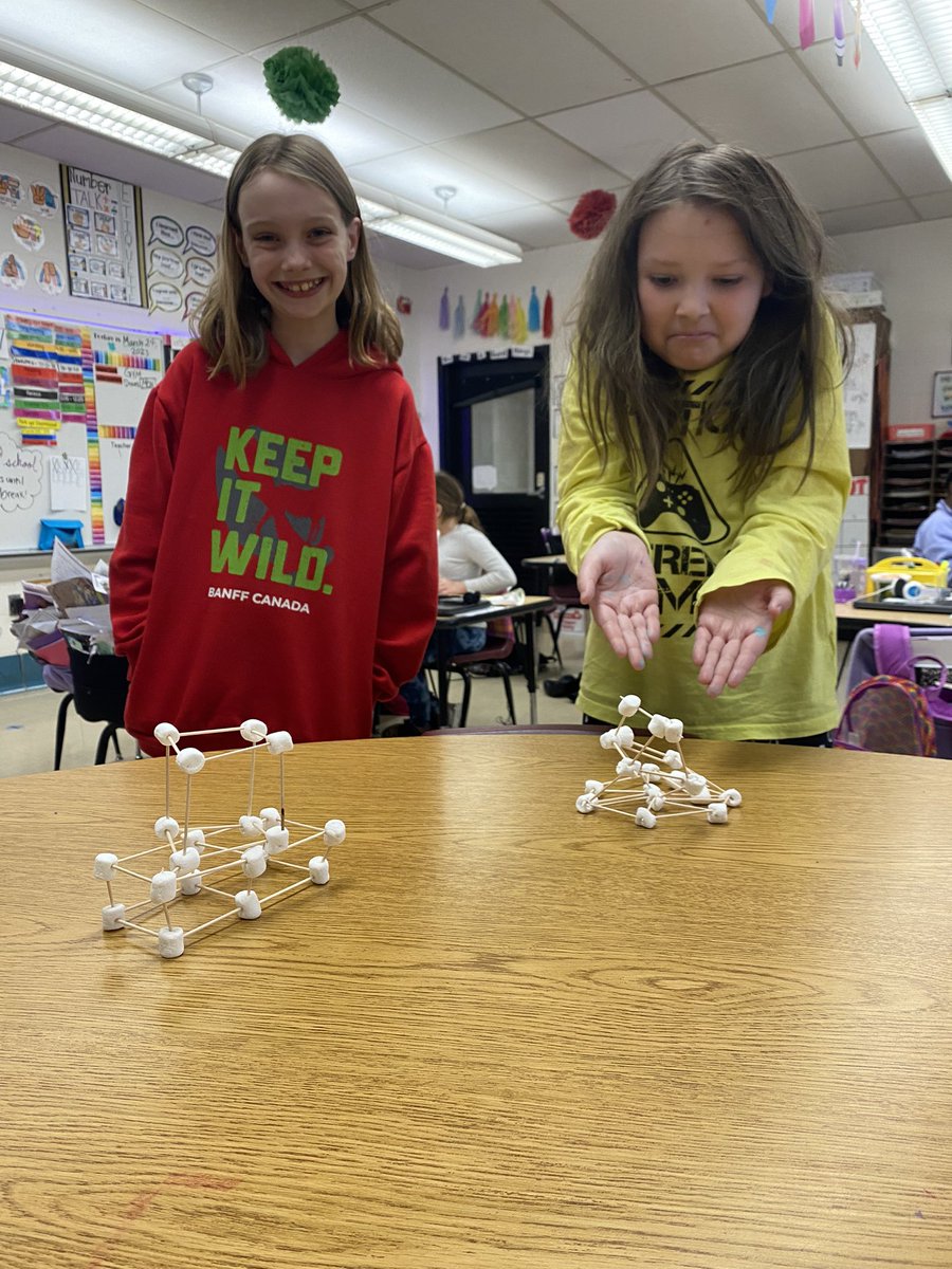 hFischerMs's tweet photo. So much fun learning about earthquakes and collaborating to design earthquake-proof marshmallow buildings! https://t.co/JgeCmkcDav