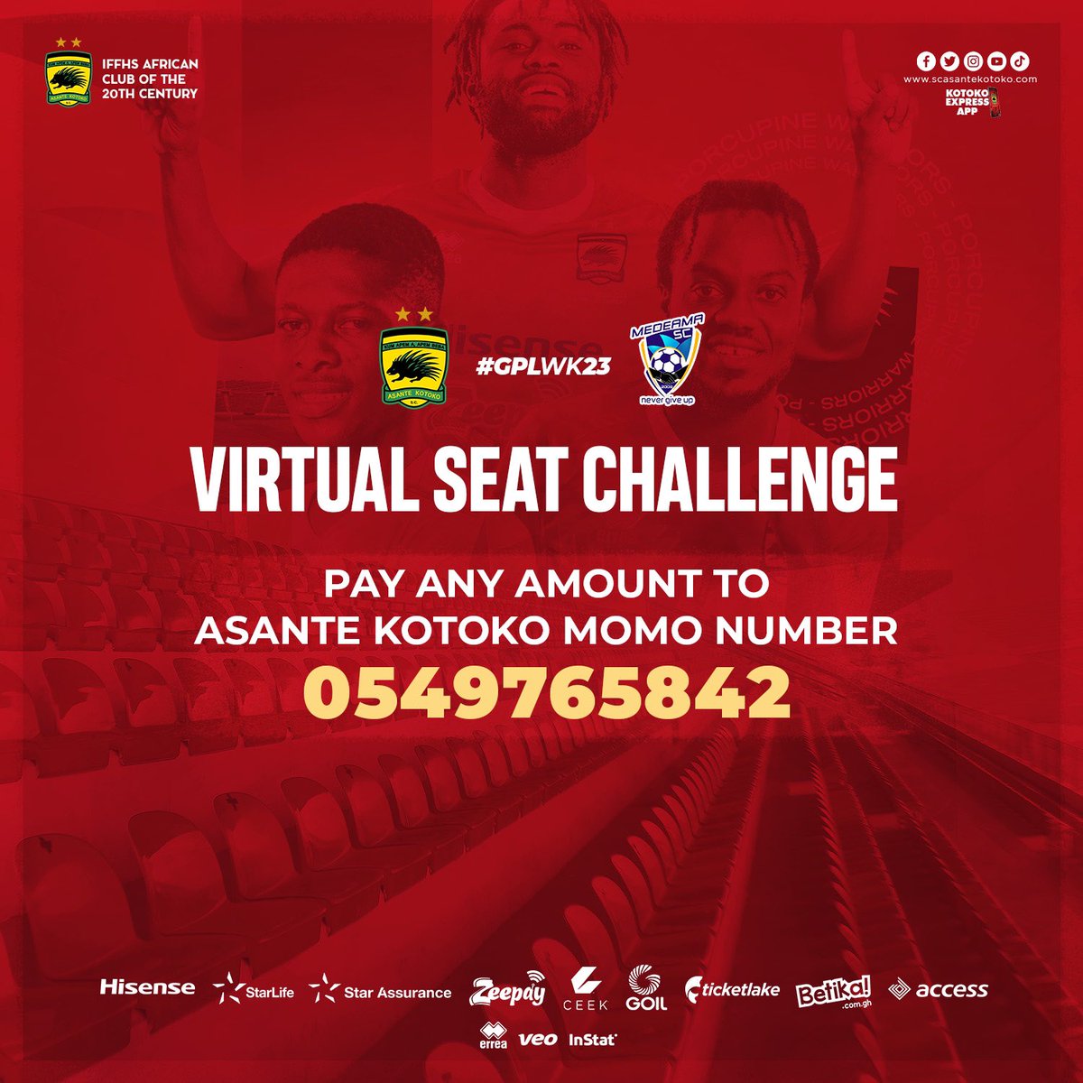 AsanteKotoko_SC's tweet photo. The VSC is on 🔥🔥🔥

#AKSC #FabuCensus https://t.co/tbzXQ6s8bU