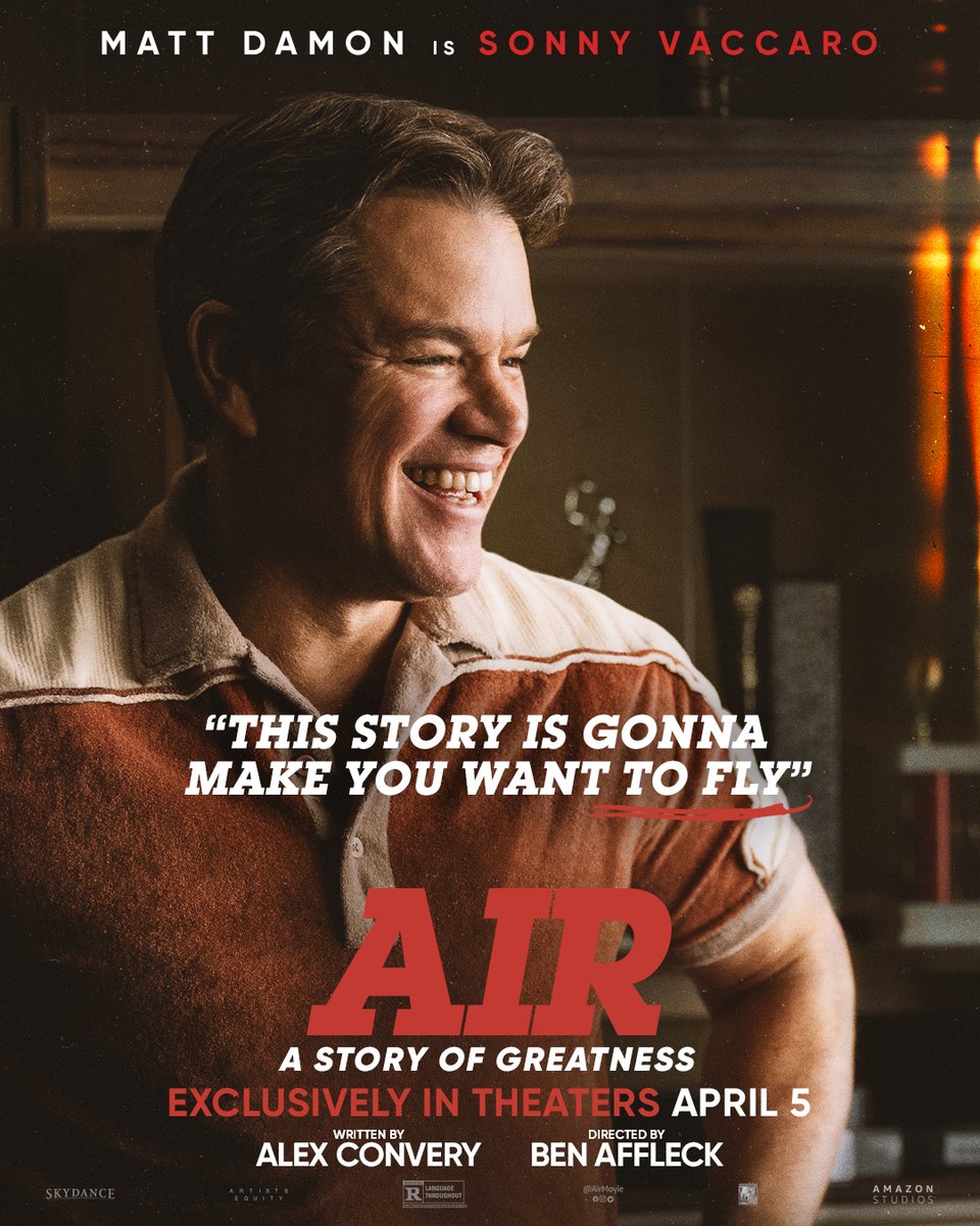 AIR on Twitter "See Matt Damon as Sonny Vaccaro in AIRMovie. Watch
