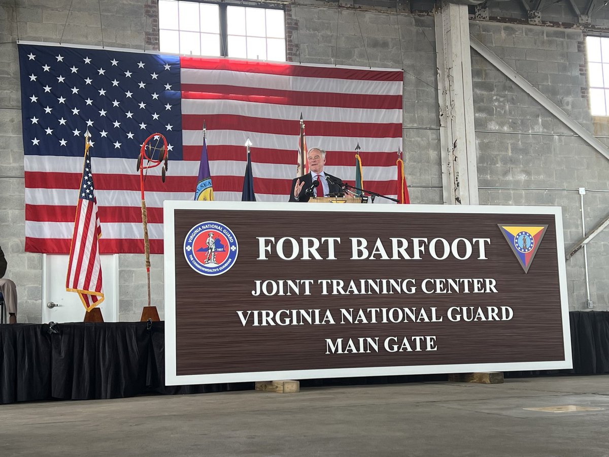 Tim Kaine on Twitter "Proud to have worked with SenWarren to rename 9