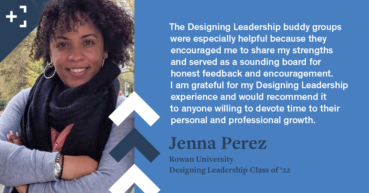 #DesigningLeadership alum Jenna Perez talks about the valuable personal and professional takeaways she has from last year on #teamwork and #vulnerability. This year we explore #belonging. Apply for the next season: buff.ly/3HTme32 @ChamberPHL @RowanUniversity