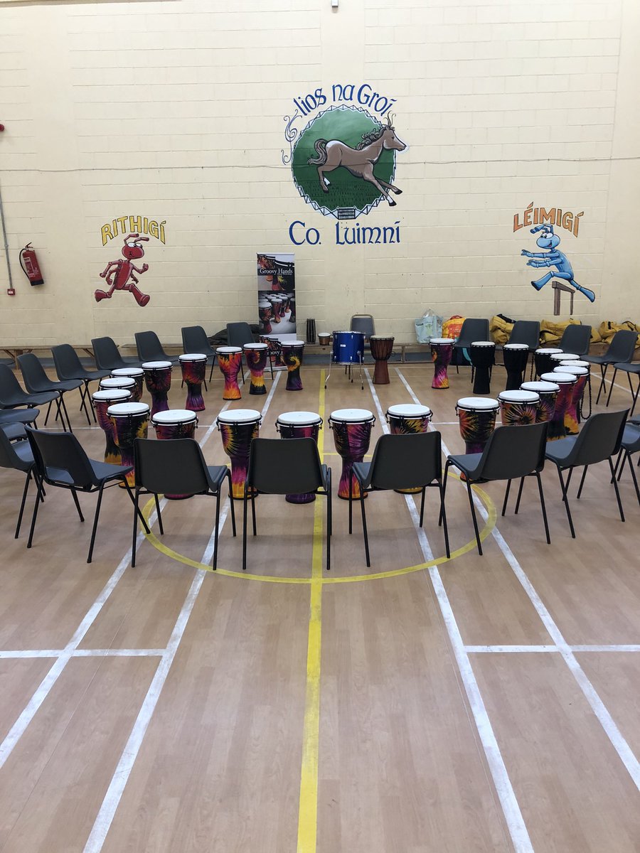 groovyworkshops's tweet photo. Such great fun delivering drum workshops to all the students in @lisnagryns over the last two days! https://t.co/Zp2QrjoVM7