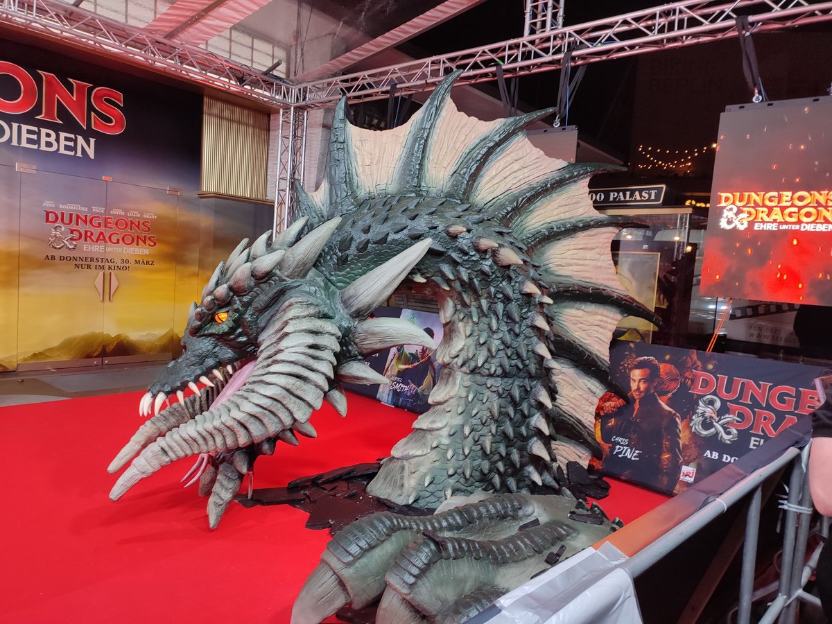 Six years ago I was at the Leipzig Book Fair with D&amp;D <a href="/MikeWitwer/">Michael Witwer</a>

Today I am invited to
 Dungeons and Dragons:
 "Honour Among Thieves"
 Movie Preview by CineStar

#dungeonsanddragons #DungeonsDragons #DungeonsAndDragonsHonorAmongThieves #dragons #movies #paramount #garygygax