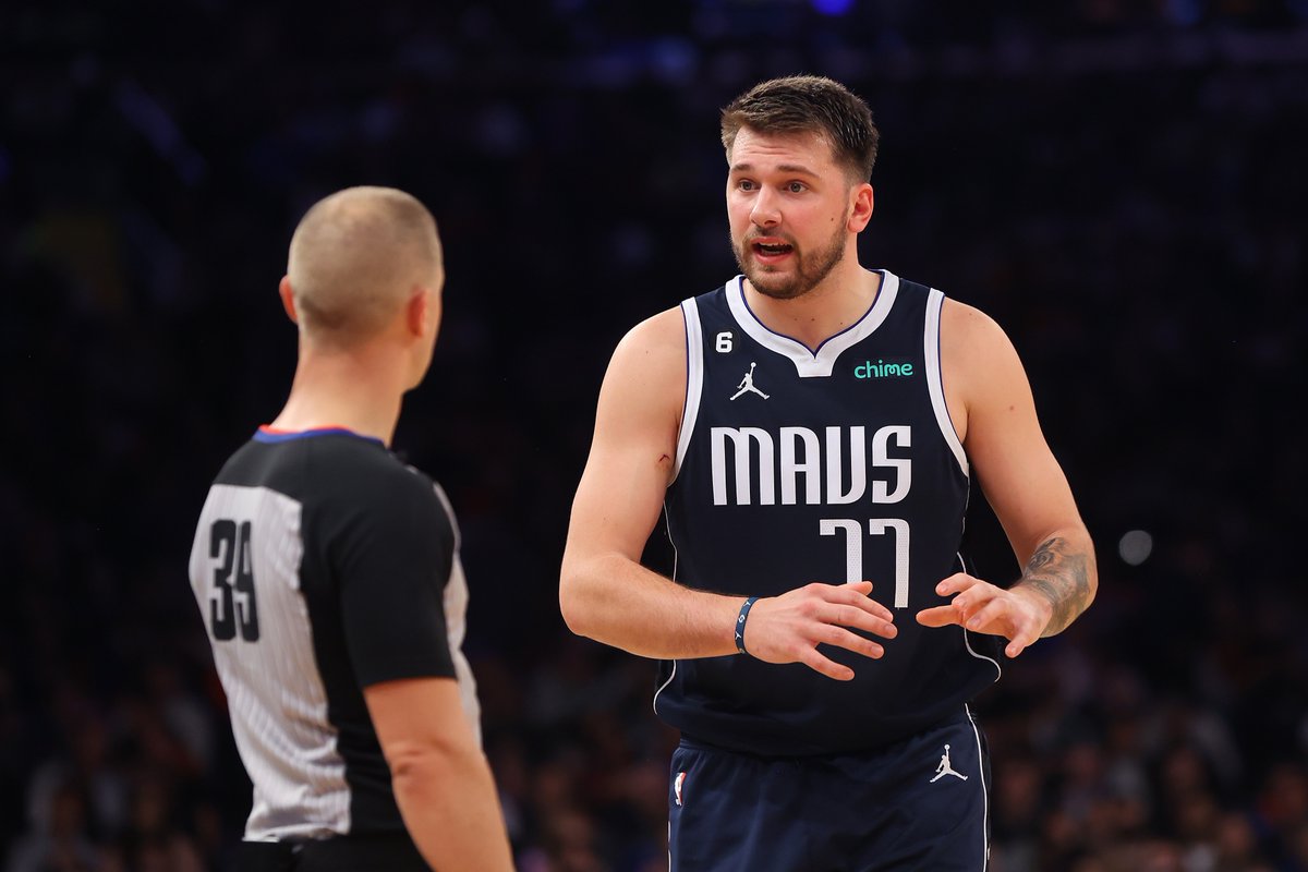 Luka was fined $35K for making a money gesture towards refs during Wednesday's loss to Golden State