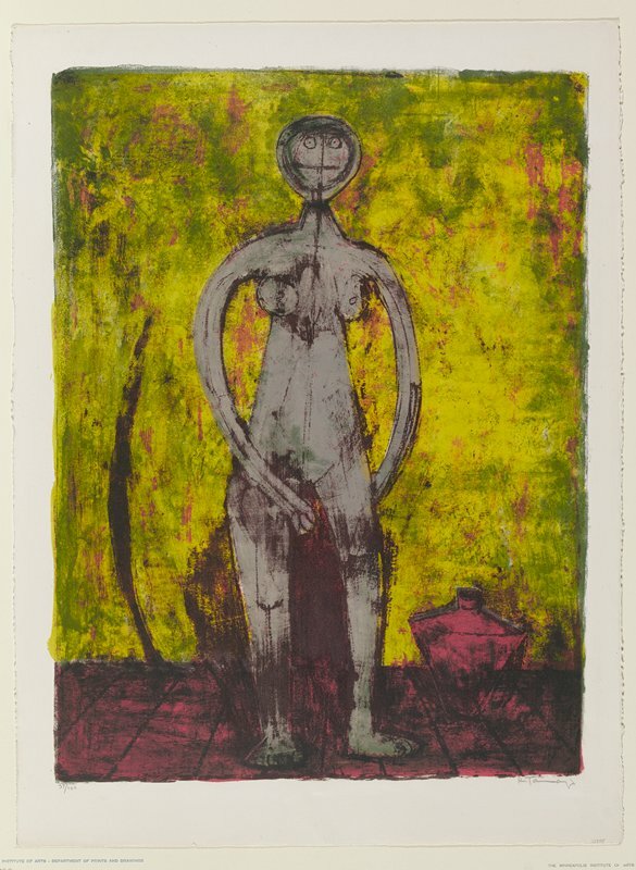 Rufino Tamayo, Desnudo en gris, 1959 #artsmia #minneapolisinstituteofart collections.artsmia.org/art/55496/