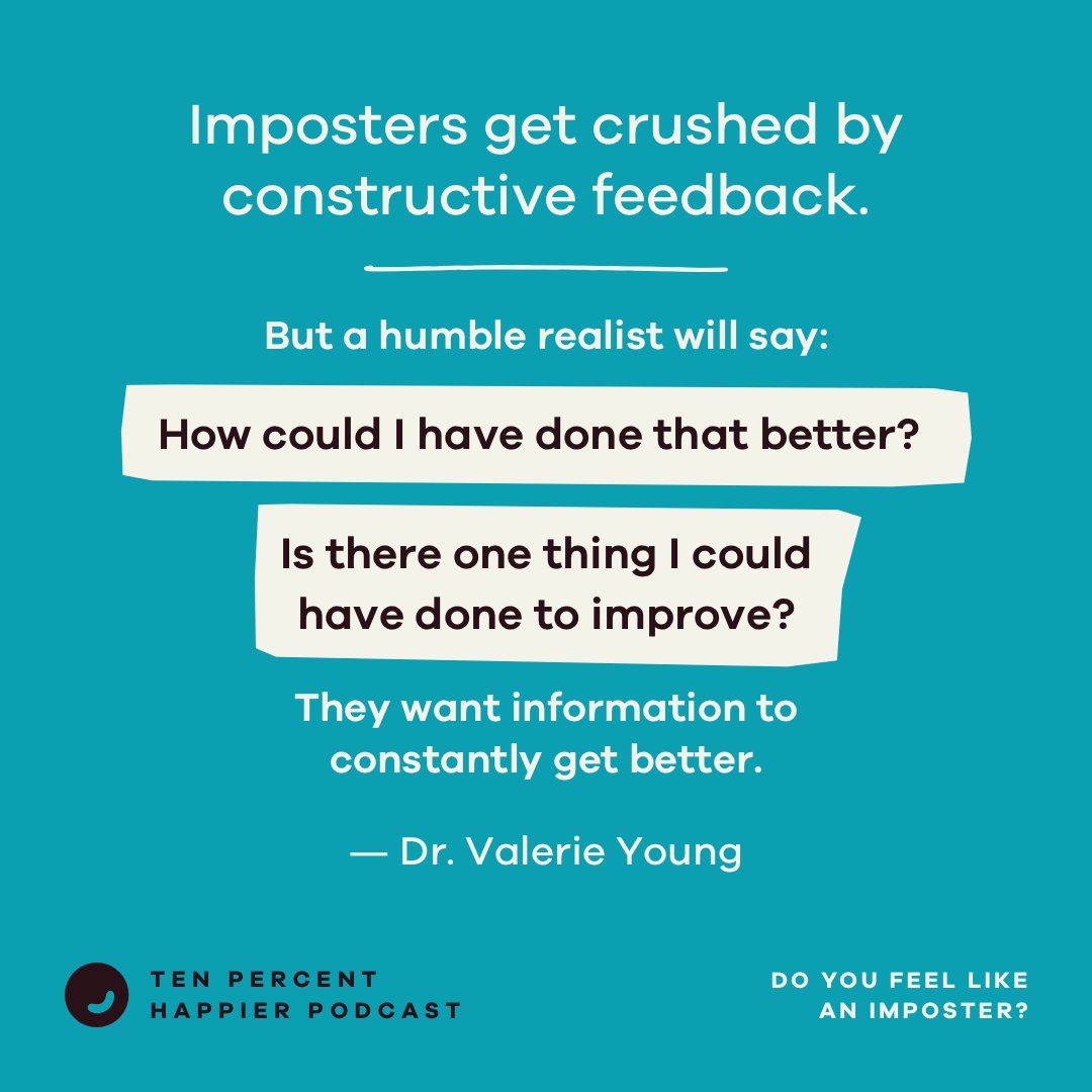 This #podcast episode features a special co-host, wife of <a href="/danbharris/">Dan Harris</a>  - Bianca! Listen to them dive into Imposter Syndrome with <a href="/ValerieYoung/">ValerieYoung</a> - Find it here: bit.ly/3JZ61t1