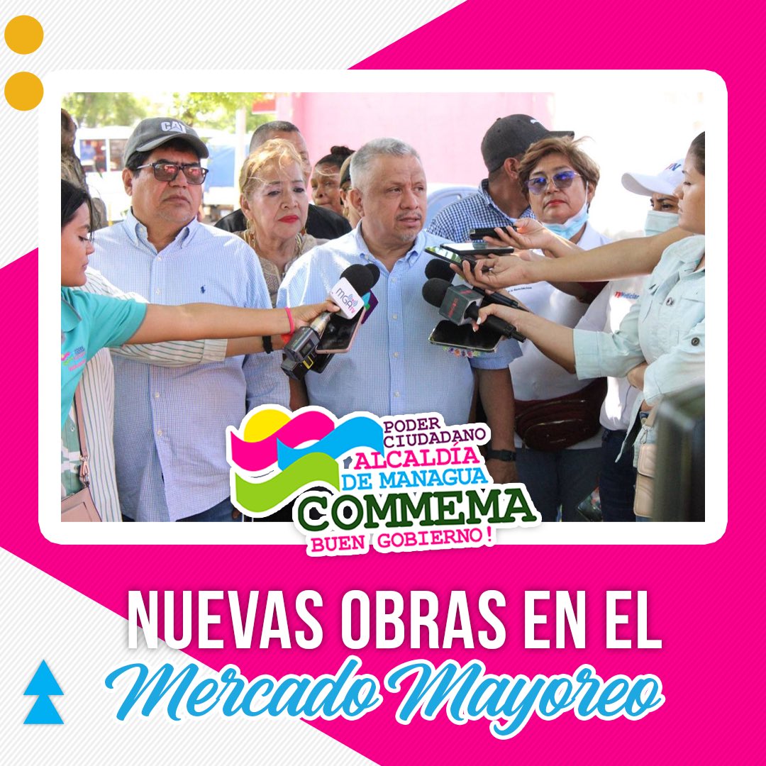 #Nicaragua | El compañero Freddy Casco, Director General de COMMEMA informó que se estará haciendo una importante inversión en el Mercado Mayoreo, en obras que garanticen espacios bonitos y dignos para las y los comerciantes y visitantes.