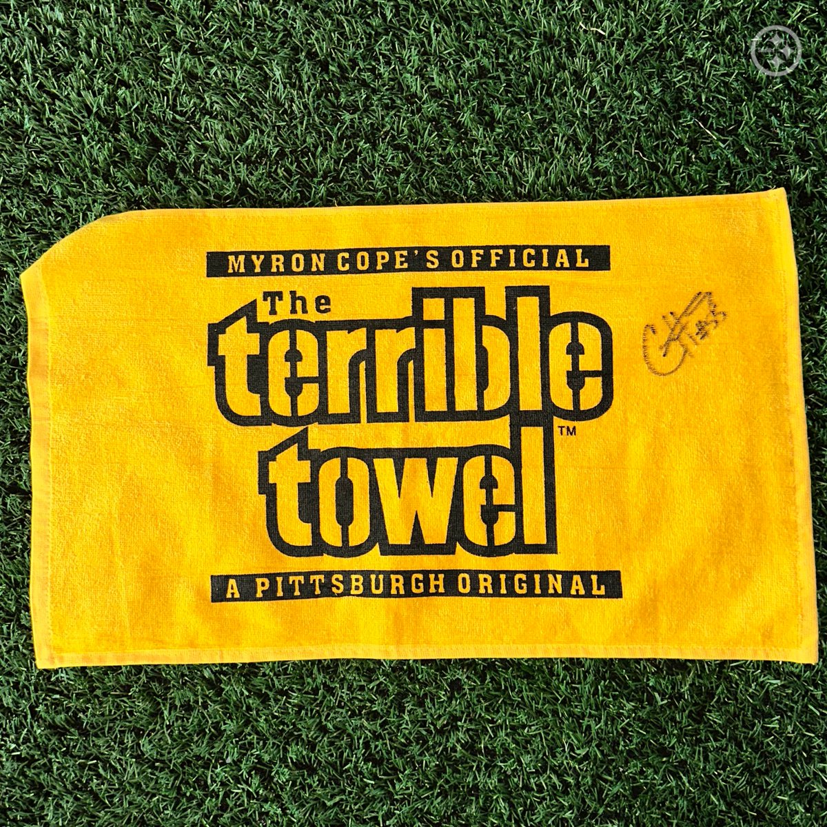 RT for your chance to win a signed <a href="/ColeHolcomb_/">cole holcomb</a> Terrible Towel‼️