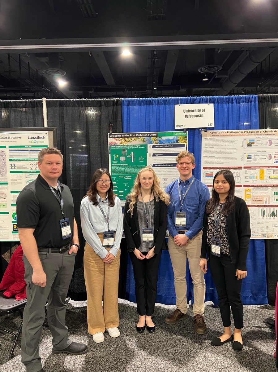 shivangi16dec's tweet image. It was great to talk about our carbon negative alternative bio-manufacturing strategy at #ARPAE23 at Washington DC. @PflegerLab @LanzaTech