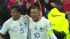 A TRULY LOVELY FINISH FROM MBAPPÉ 👏  The captain gets his 38th international goal for  @FrenchTeam ! 🇫🇷