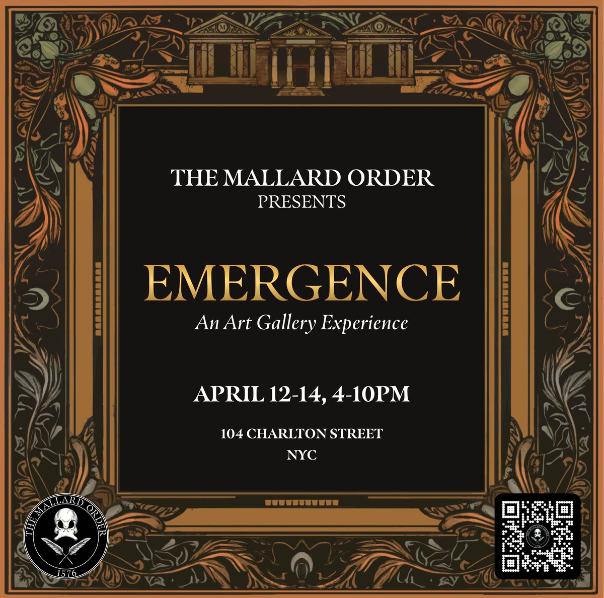The Mallard Order is hosting a gallery show the week of <a href="/NFT_NYC/">NFT.NYC</a>.

We are thrilled to bring together a diverse group of artists from both #Web3 and Web2 to showcase their unique talents.

Attendance is free!

RSVP - eventbrite.com/e/the-mallard-…

#NFTNYC2023 #Crosschain #ADA #BTC