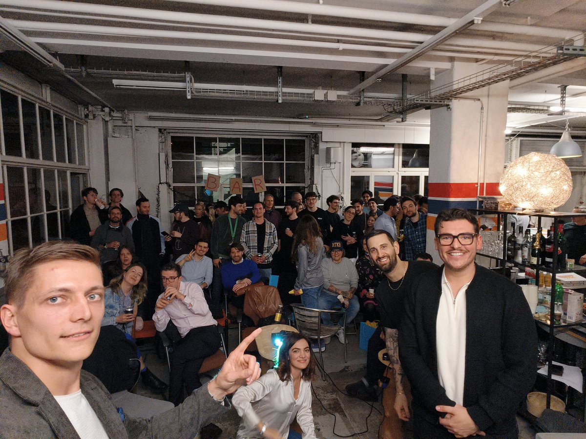 swissnftassoc's tweet photo. Another cool community gathering in Zurich tonight. Please RW and mention @swissnftassoc in order to be eligible to win a @addictedmallows !! https://t.co/7lULHtr3dO