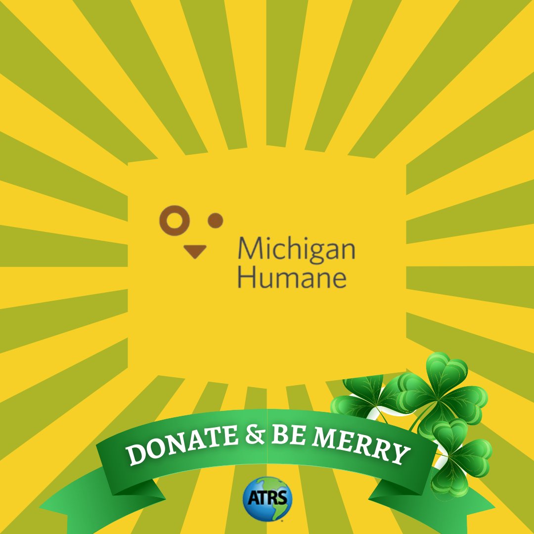 #DonateAndBeMerry! Help bring light and hope to animals in need! Your clothing and shoe donations help fund programs and services at Michigan Humane each and every month! Call our 24-Hr hotline to find an ATRS donation bin near you: 866-900-9308 Today! @mhumane
