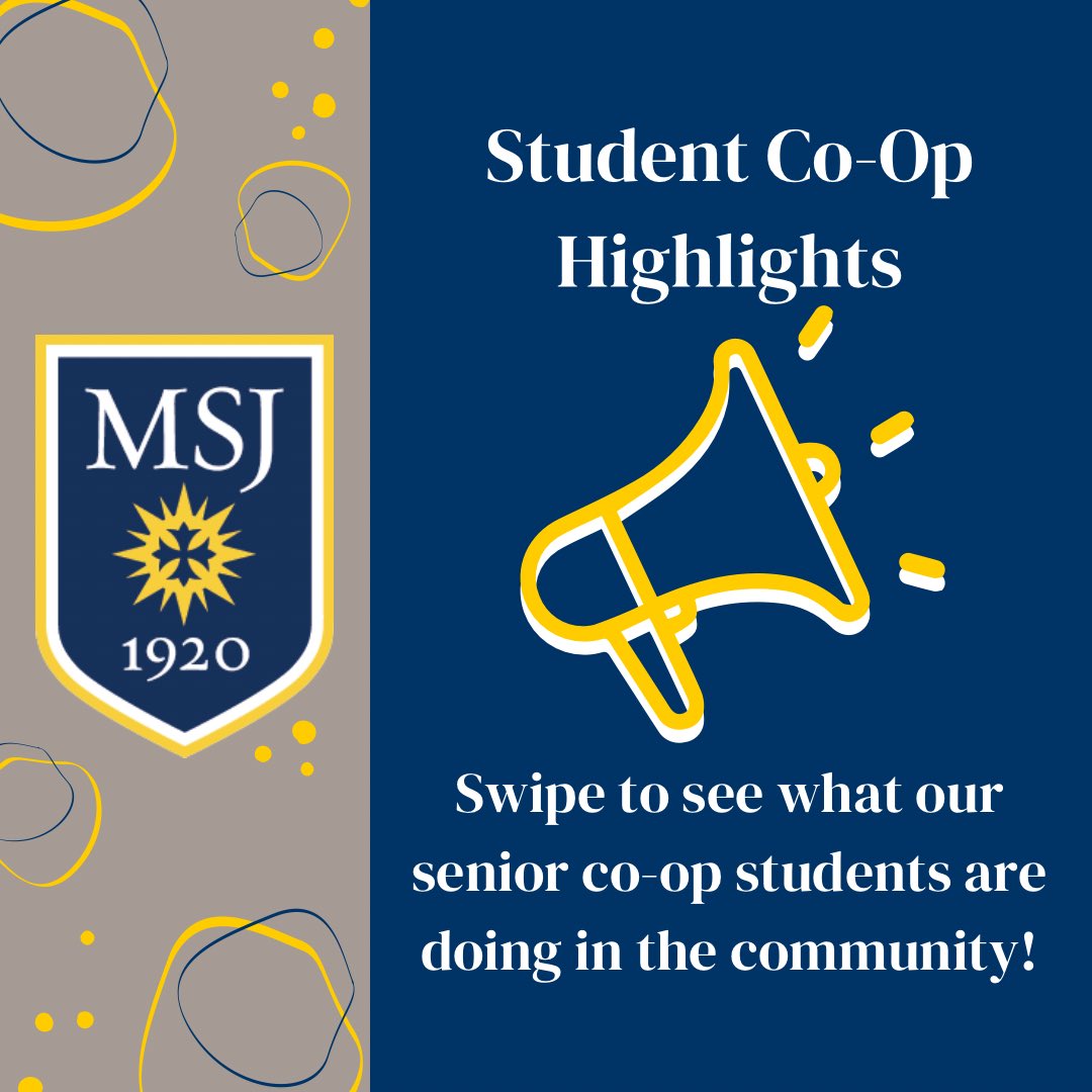 MSJ_ExSciHealth's tweet photo. Check out what some of our co-op students are doing this semester! https://t.co/xnPPrqDE1b