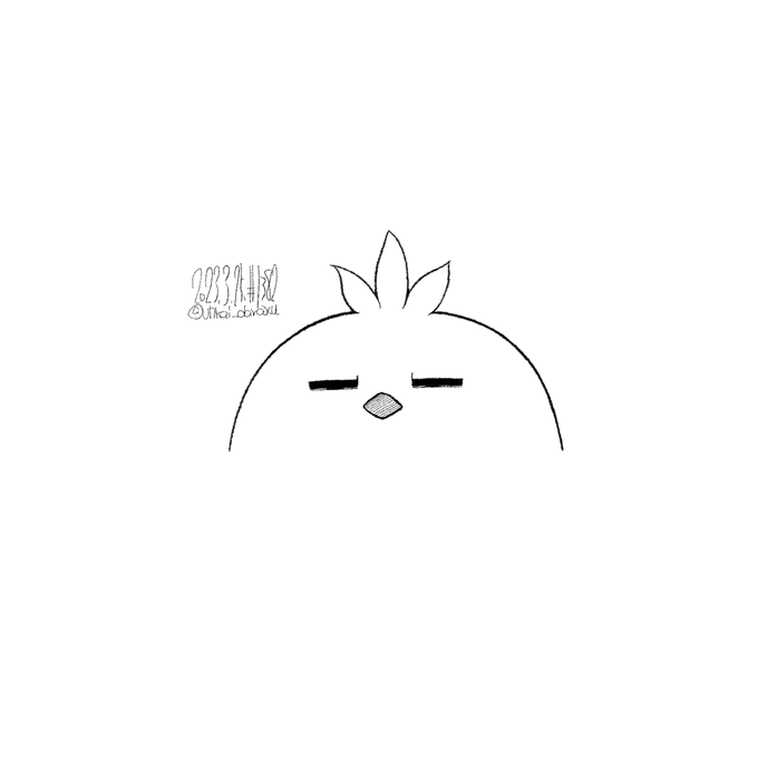 ラクガキおじさんの朝は早い。おは半目。#art #illustration #drawing #絵 #落描き #イラスト #w_witch #L_witch  #ルミナスウィッチーズ 