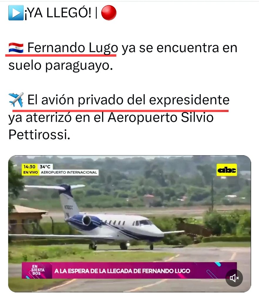 edithortizg's tweet photo. AGUANTE LA ZURDA‼️

Paraguashooos el Padre del ❤️ del EPP y biológico de muchos... Fernando Lugo 🗣

LLEGÓ HUMILDEMENTE al país 

PD: hilo 👇 como se retira, con comitiva, TODOS en Toyota Vitz 👇 https://t.co/sY9nOuHa5j