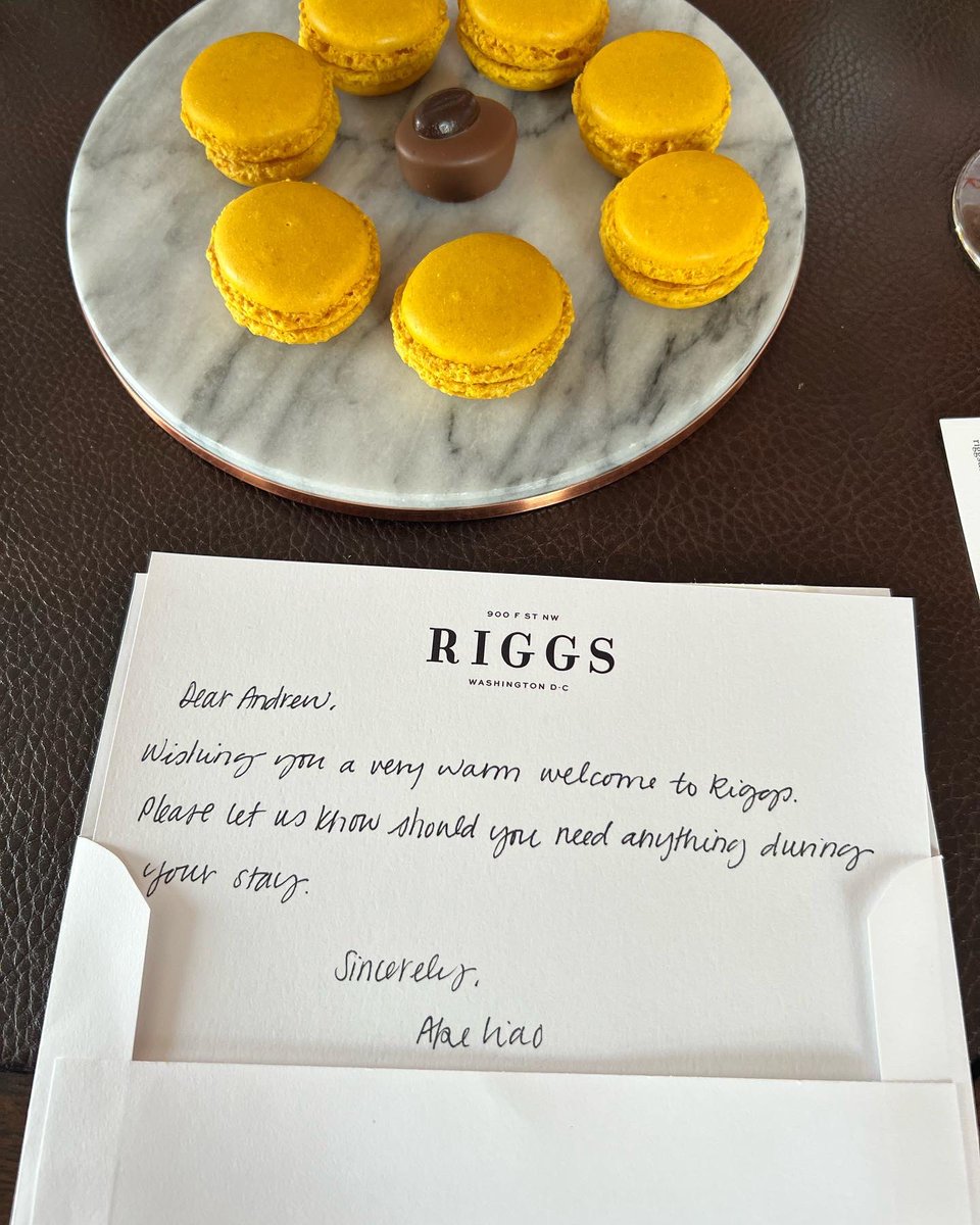 Delicious dinner and gracious hospitality at @shotodc and <a href="/riggshotel/">Riggs Washington DC</a> while in D.C. to celebrate <a href="/shawnjtownsend/">Shawn Townsend</a> and his new role at the helm of <a href="/RAMWdc/">RAMW</a>. Congrats!!! Also great to see old friends like <a href="/KathyEHollinger/">Kathy E. Hollinger</a> and meet new ones!