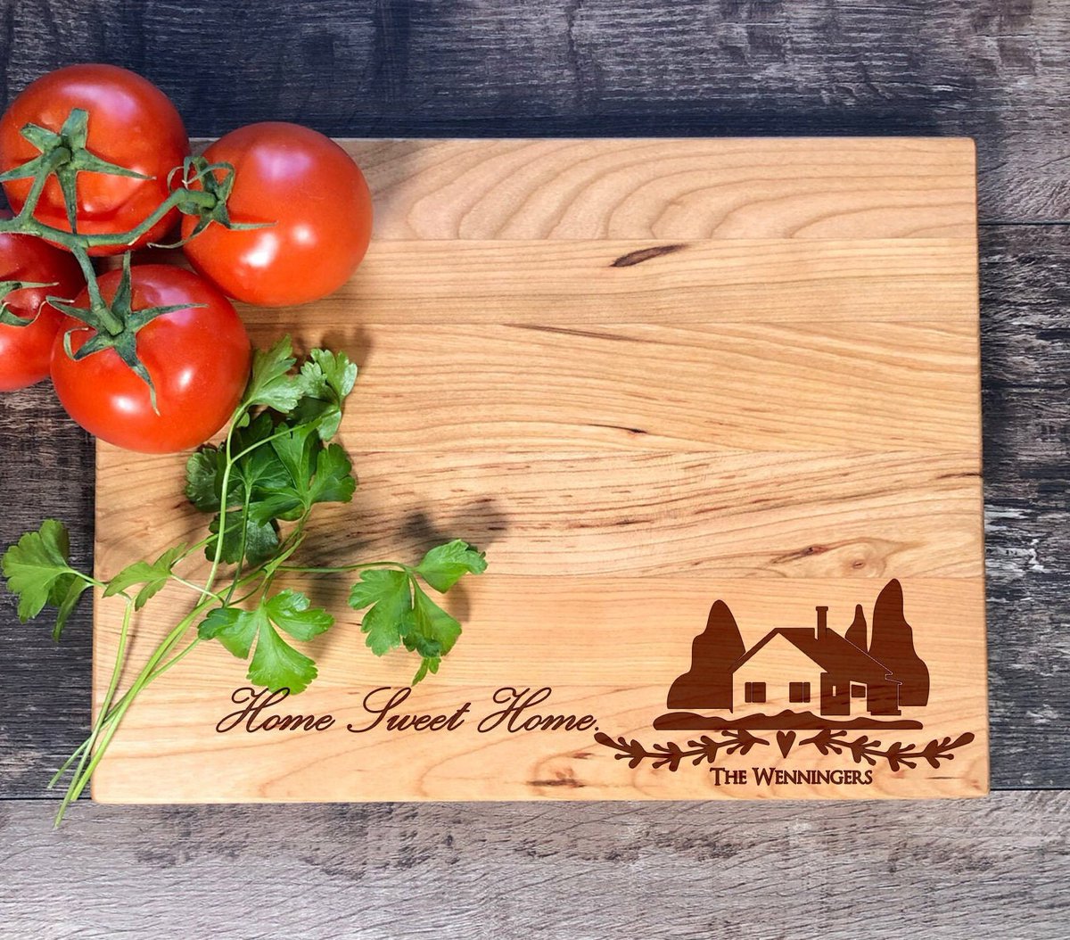New Home Gift. Housewarming Gift. Cutting Board. Real Estate Marketing. Realtor Logo. Closing Gift. Real Estate. Free Logo On The Back #20 etsy.me/3JHih0P #housewarming #wood #cuttingboard #housewarminggift #closinggift #realtorgift #newhome #marketing #realtor