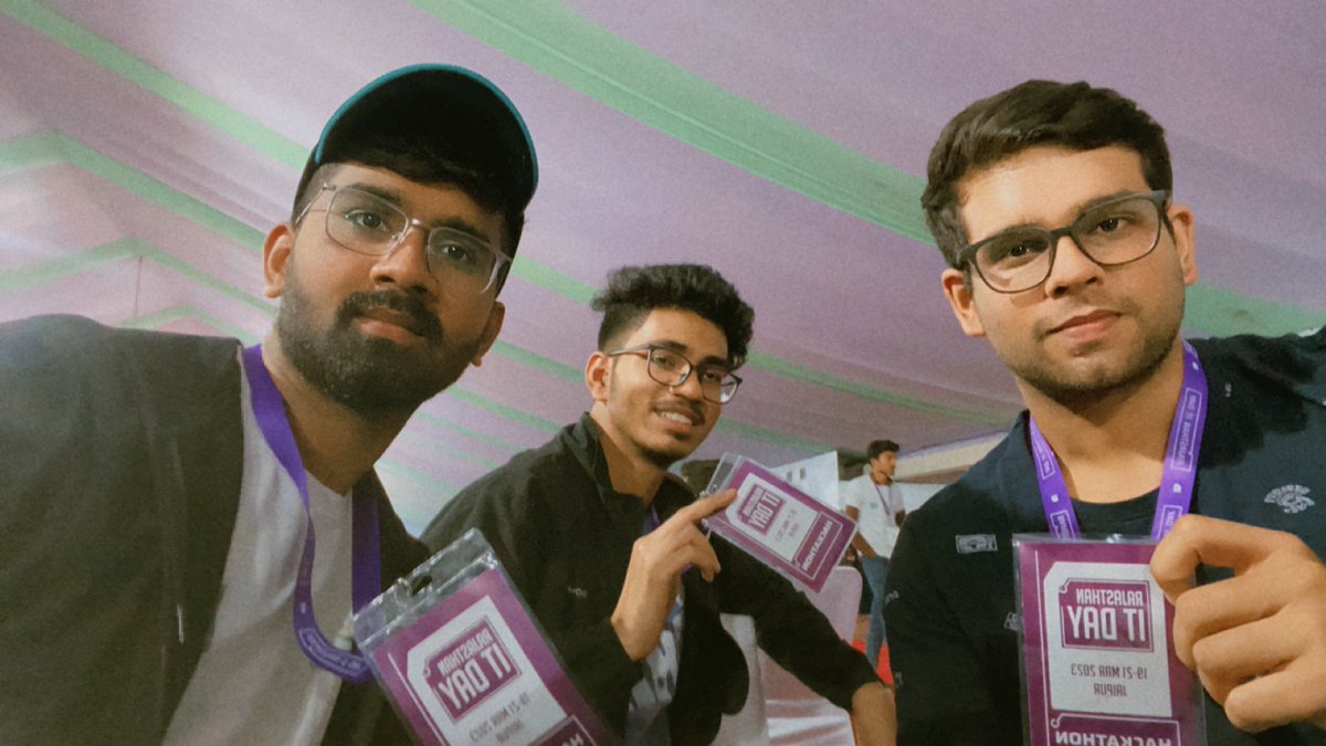 ishansainii's tweet image. Had an incredible first hackathon experience with team ASTRA at Rajasthan Mega Hackathon 7.0. Learned valuable skills in teamwork and problem-solving. Excited for more such events! 

#HackathonExperience #InnovativeThinking  #RajasthanITDay  #RajasthanMegaHackathon #pwskills