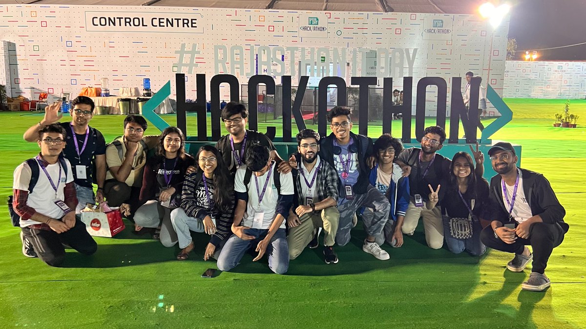 ishansainii's tweet image. Had an incredible first hackathon experience with team ASTRA at Rajasthan Mega Hackathon 7.0. Learned valuable skills in teamwork and problem-solving. Excited for more such events! 

#HackathonExperience #InnovativeThinking  #RajasthanITDay  #RajasthanMegaHackathon #pwskills