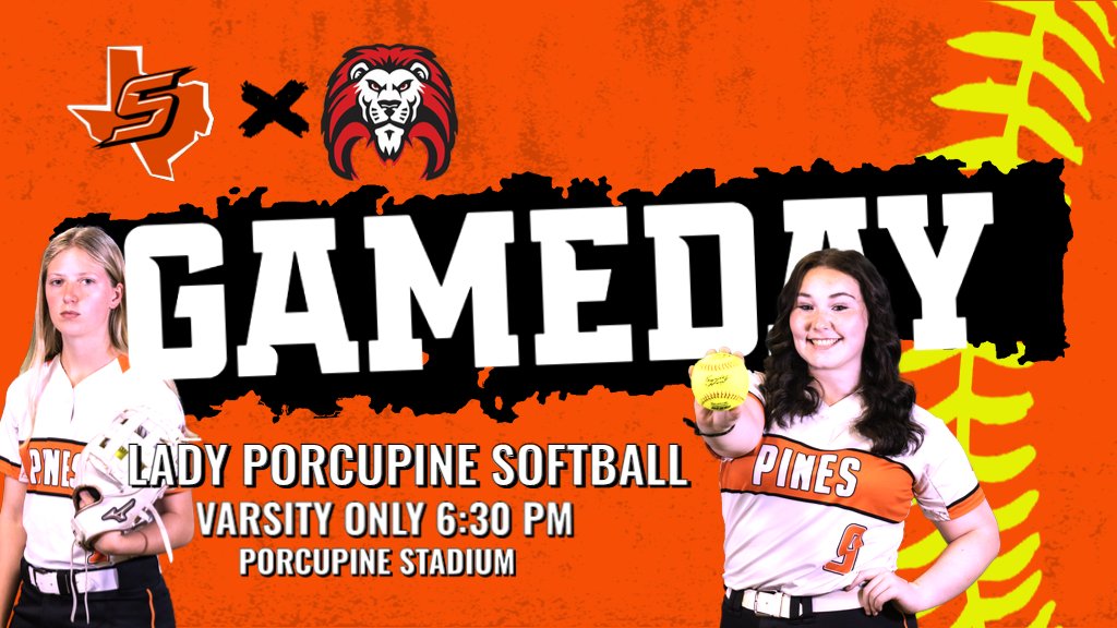 Porcupine Softball 
Game Update  🚨🚨

Tonights District softball game vs Castleberry will be Varsity only @ 6:30 pm.  

🆚 Castleberry HS
🏟 Porcupine Stadium
⏲ 6:30 PM Varsity Only

#ownit
