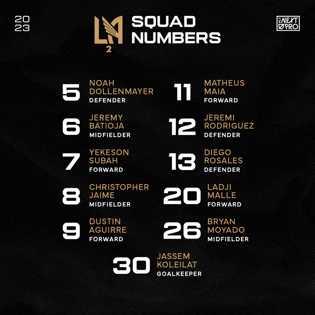 🗣️ SQUAD

📝 LAFC2 announces coaching staff and roster for inaugural season. Details: lafc.me/3Zfizlv. 

Join us on Sunday ➡️ lafc.me/3JFlzBE