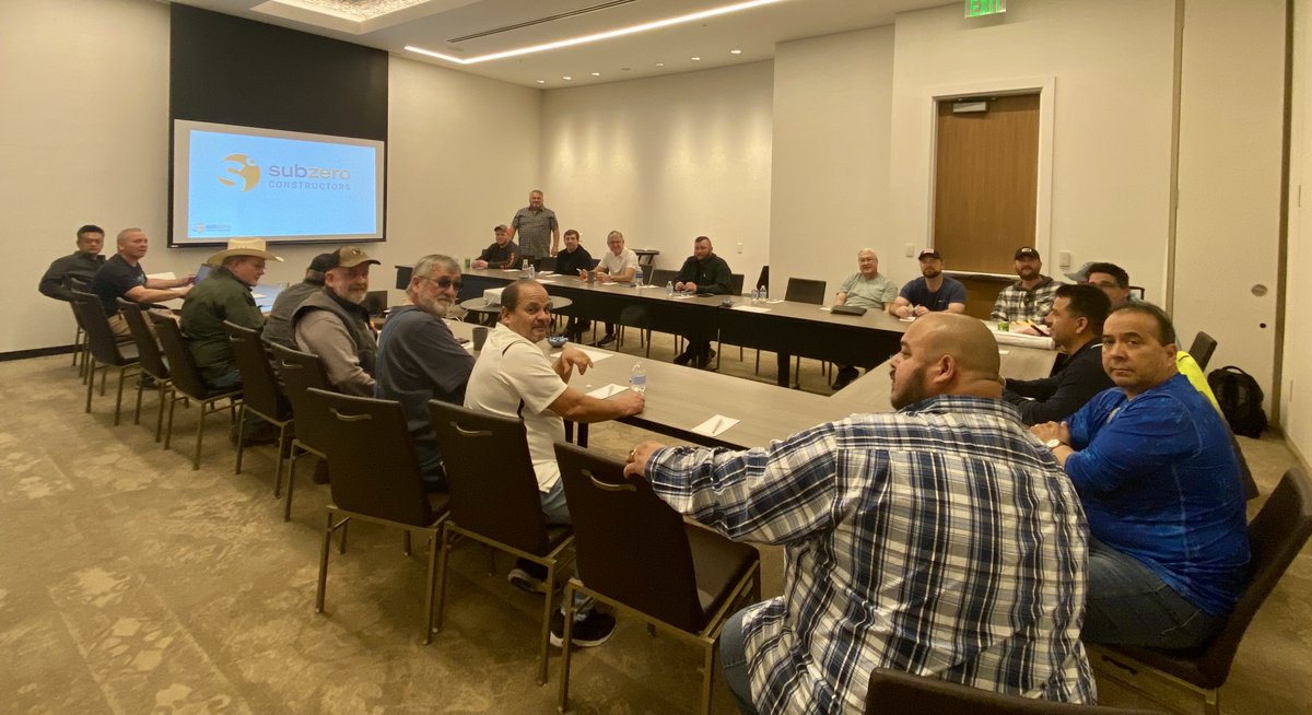 SubZeroConst's tweet image. Collaboration at its finest!

Our team of Thermal Superintendents gathered in Atlanta last month to continually improve our quality, efficiency, and design while maintaining a safe work environment that is paramount for our employees and customers.

 #SubZeroConstructors