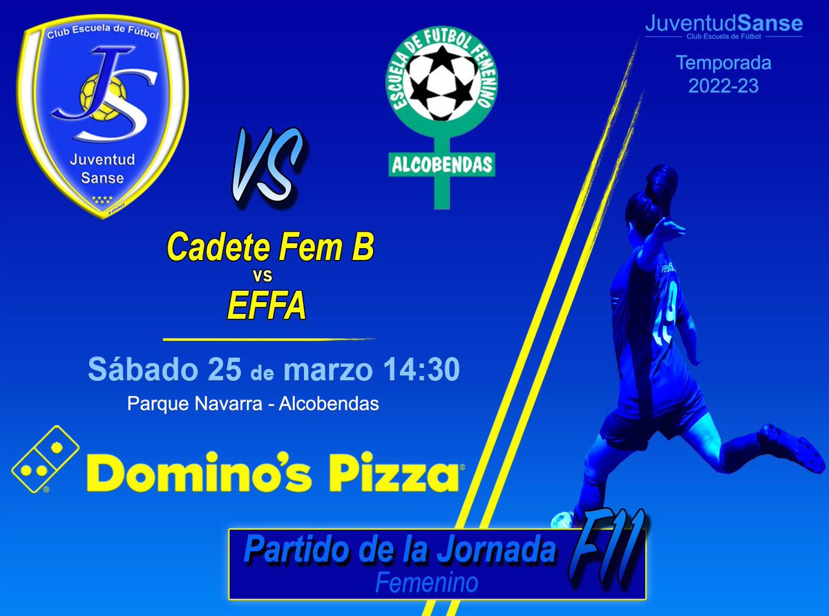 juvensansefutfe's tweet photo. En el partido de la jornada de fútbol 11 destacamos nuestro cadete B , que buscará una nueva victoria en un partido competido para volver a encontrarse con la victoria en esta nueva jornada ¡ A por todas ! #cadeteb #canteratop https://t.co/1H7aTd9Elg