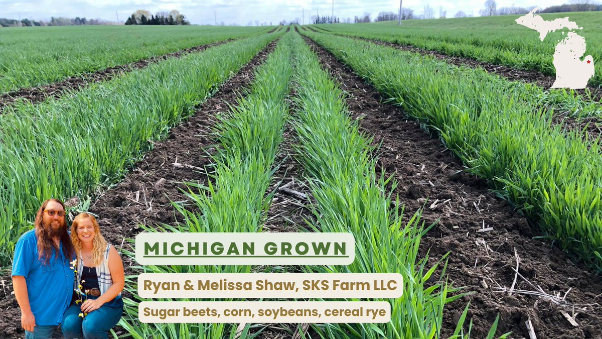 This #agweek, we're celebrating farmers like the Shaws, who prove that protecting nature and good harvests go hand in hand.

They use cover crops to keep soil nutrient rich and farmland biodiverse.

Read the Shaws' story: miagadvance.org/projects/ 

<a href="/MiAgAdvance/">Michigan Agriculture Advancement</a> / <a href="/ErbFamilyFdn/">The Fred and Barbara Erb Family Foundation</a>