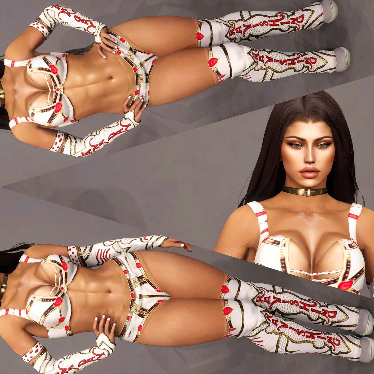 JulietMarieLove's tweet photo. •— Lieutenant Love ♡

#WWE2K23 https://t.co/WuI7j8QuJ0