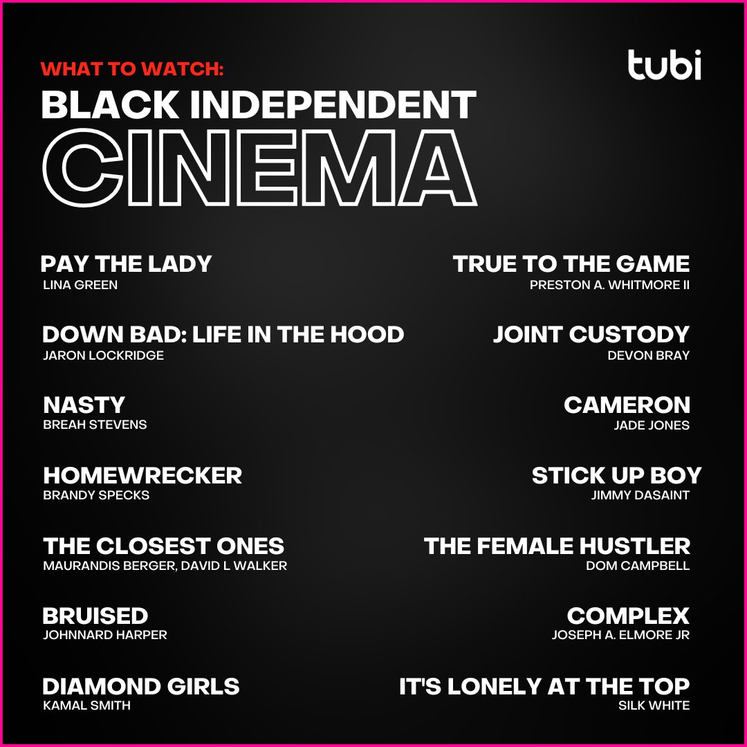 We 🧡 our independent filmmakers.