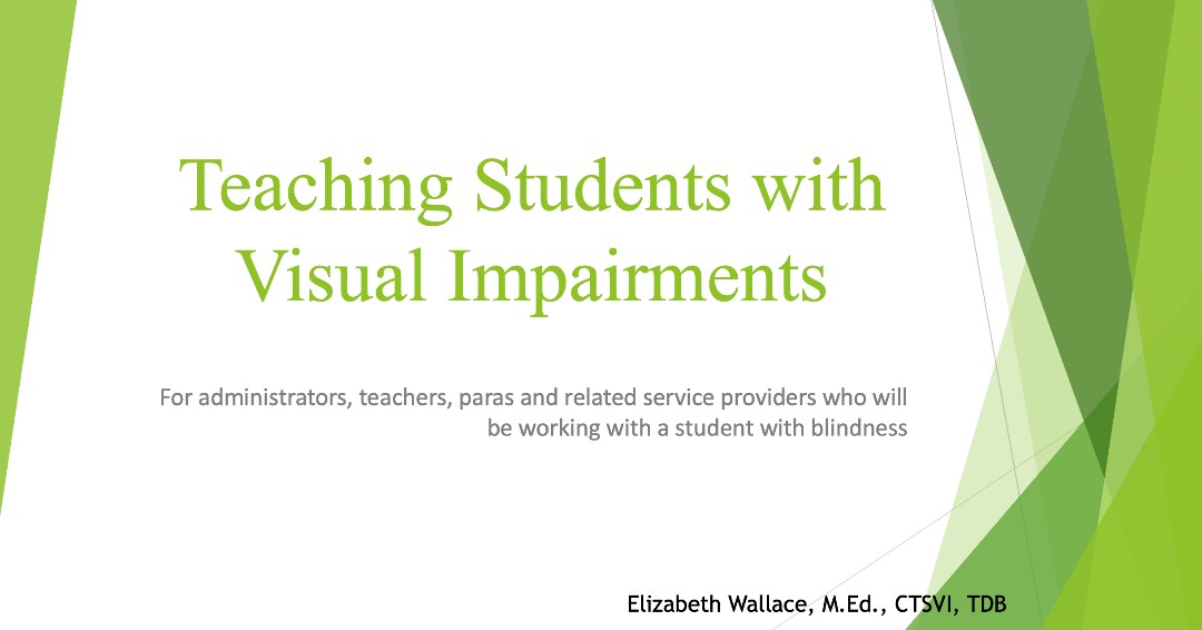 A great resource from Paths to Literacy for special education professionals working with students or are blind or low vision. pathstoliteracy.org/resource/teach… #LaneOfInquiry #LanyaMcKittrick #SpecialEducation #VisionImpairment