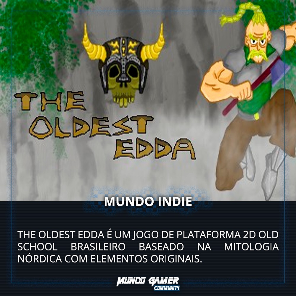 brasilmundogame's tweet photo. The Oldest Edda é um jogo brasileiro que conta a história de Runar, um bravo guerreiro viking que morreu em batalha e é convocado por Odin para realizar uma missão. Se ele conseguir, ele pode retornar à terra dos vivos para se reunir com sua família. O jogo foi desenvolvido … https://t.co/VPg0MRtVSY