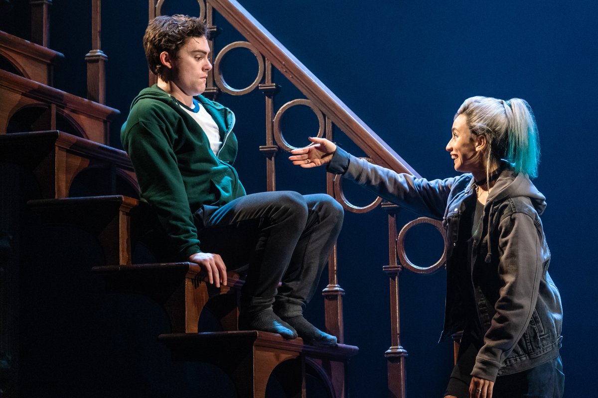 CursedChildNYC's tweet photo. Delphini Diggory: Stair-listener extraordinaire. https://t.co/FMTz40V5Z7