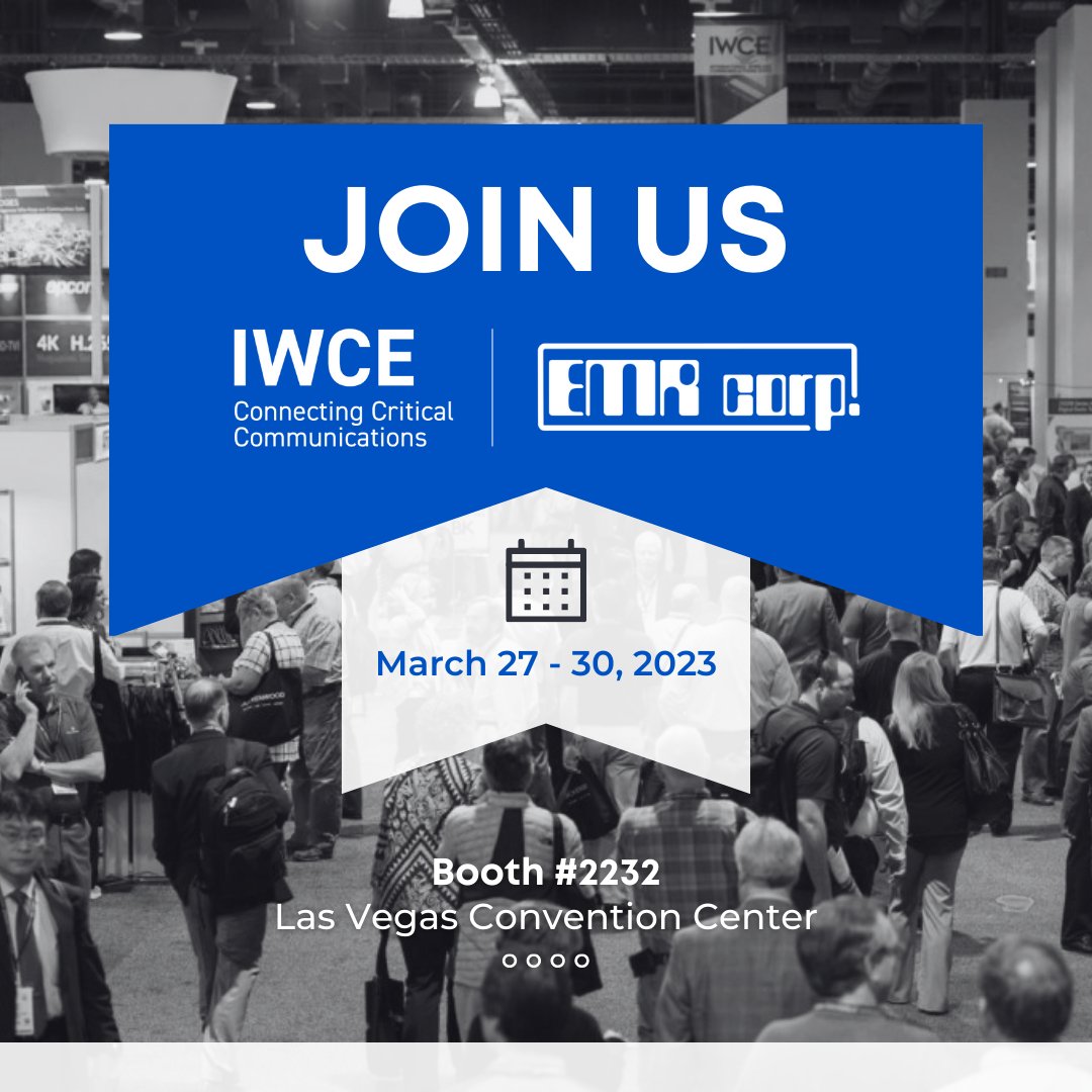 emrcorporation's tweet photo. Countdown to #IWCE2023 is on! We're excited to showcase our latest innovations at the Las Vegas Convention center, and we'll see you there from March 27 - 30 at booth #2232! https://t.co/fbT8i1xxVg