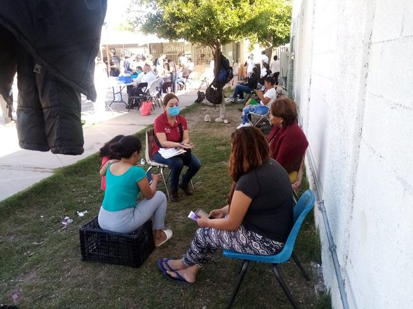 CapaNegras's tweet photo. Brigada de Salud para la Prevención y Orientación en Adicciones en la Casa del Migrante Frontera Digna en conjunto con los programas de la  @Jurisdiccion1PN .  @CONADICmx  
#ConadicTeEscucha 
  #CuidaTuSaludMental
@ceca_coahuila @CapasCoahuila https://t.co/cWdsXQXFad