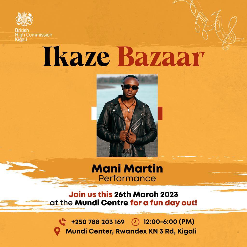 Don’t miss! #IkazeBazaar this Sunday at @mundi_center , different Rwandan artists and artisans will showcase their amazing products. It’s a family and kids friendly exhibition. 👍

#InclusionUKRW #Rwanda #RwOT