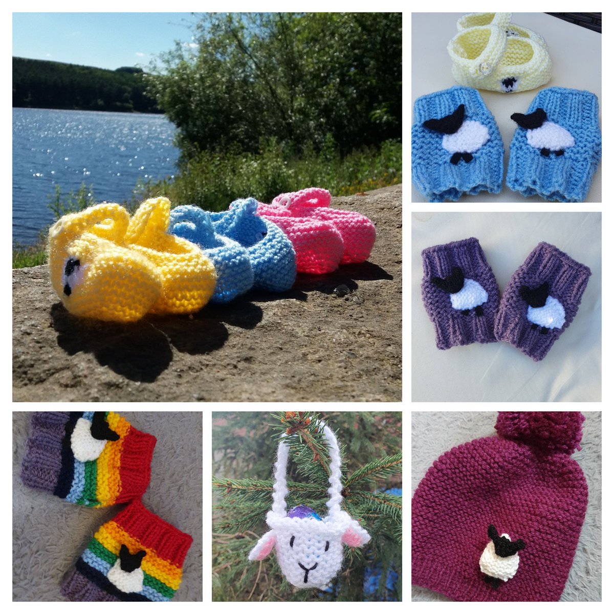 I also do children's knits, from Lamb baby booties to 3D Lamb wristwarmers..They would make lovely little Easter gifts 🐏 #womaninbizhour 
TheYorkshireGreySheep.co.uk