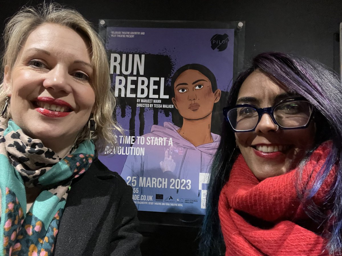 BookJiveLive's tweet photo. In Coventry at @BelgradeTheatre to see #RunRebel by @ManjeetMann who headlined Book Jive Live in November 2022. We loved the book so much. Very excited to see the play! https://t.co/nhbIdb8AZf