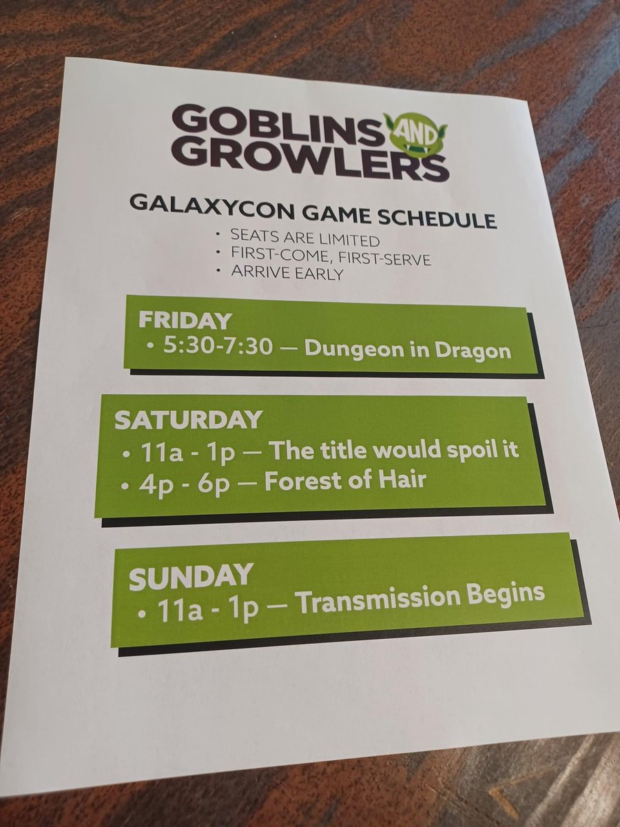 Goblins and Growlers tweet media
