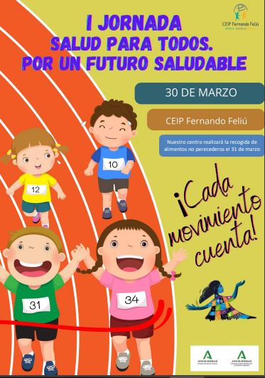 CeipFeliu's tweet photo. Nuestro centro se pone en marcha, porque...
¡Cada movimiento cuenta!
#DíaMundialDeLaSalud
@EducaAnd @saludand @ProEdSaludable https://t.co/6nIplqvgbh